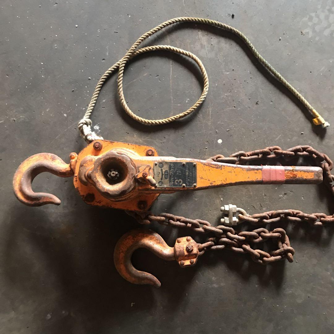 キトーレバーブロック　KITO 荷締め機ガッチャ 中古　トラック　トレーラー