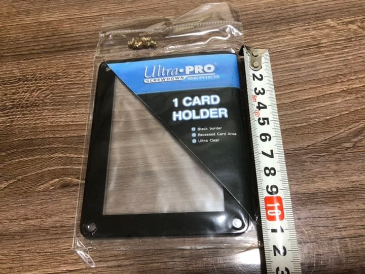 ウルトラプロ ブラックフレーム(黒枠) 1枚用 スクリューダウン 20点セット