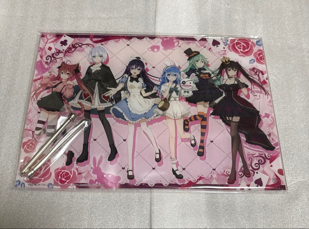 デート・ア・ライブ　不思議な国のアリス 特典　A賞　ビジュアルプレート