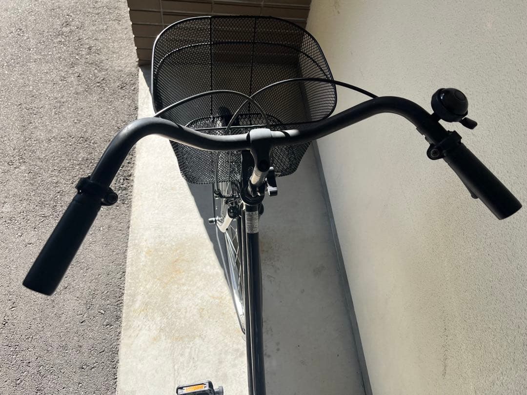 【美品】affiche シティサイクル 27インチ ブラック ママチャリ