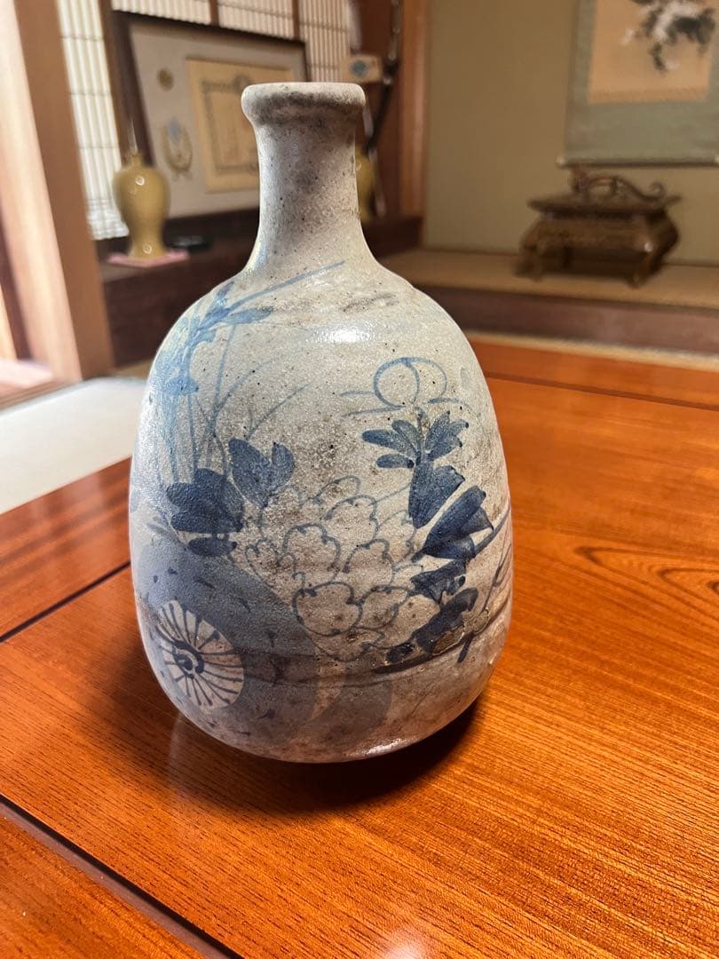 出雲楽山焼 骨董品 アンティーク 瓶  壺