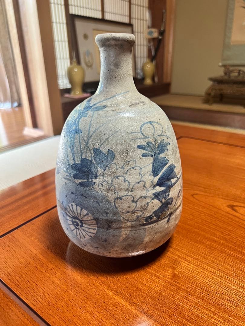 出雲楽山焼 骨董品 アンティーク 瓶  壺