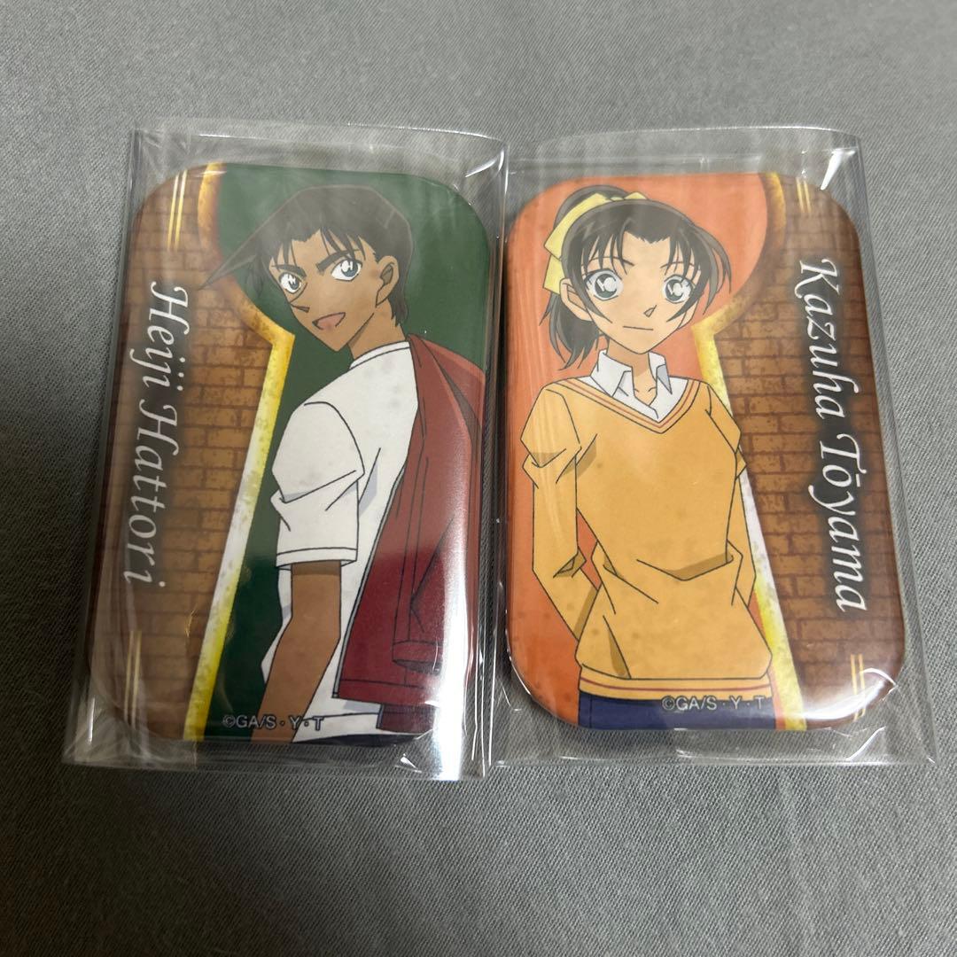 激レア　平次＆和葉　缶バッジ ヴィレッジヴァンガード