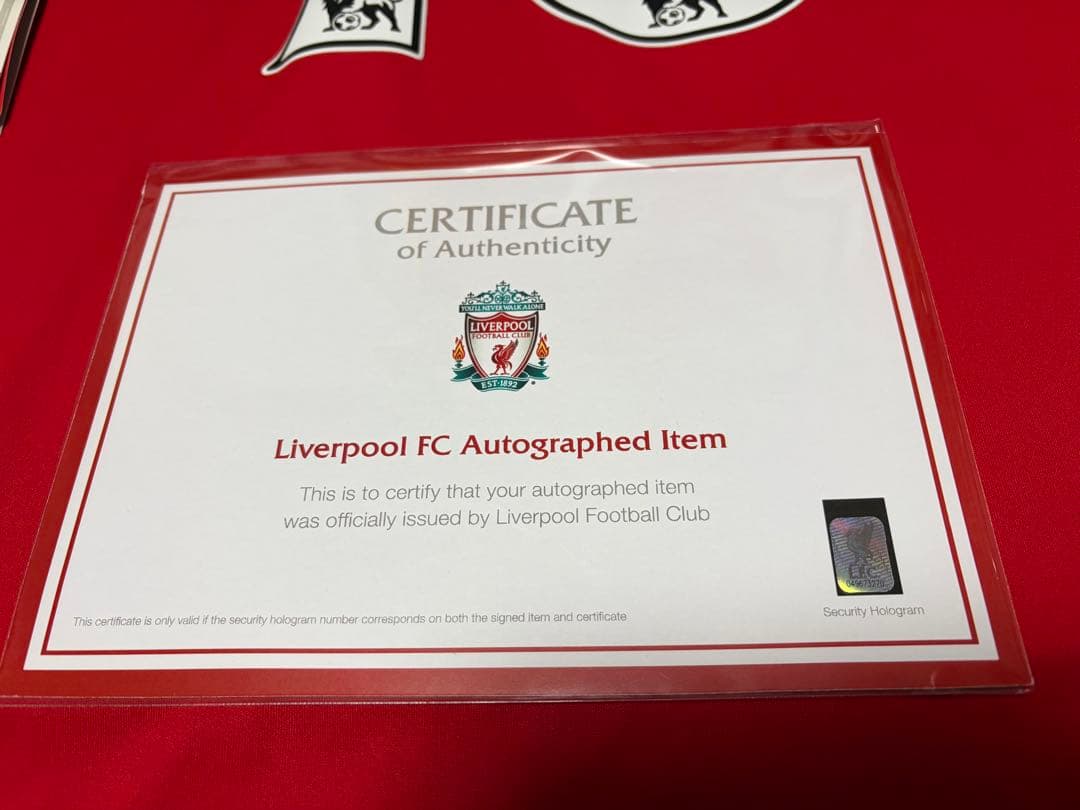 リバプール コウチーニョ 直筆サイン入り ユニフォーム リヴァプール
