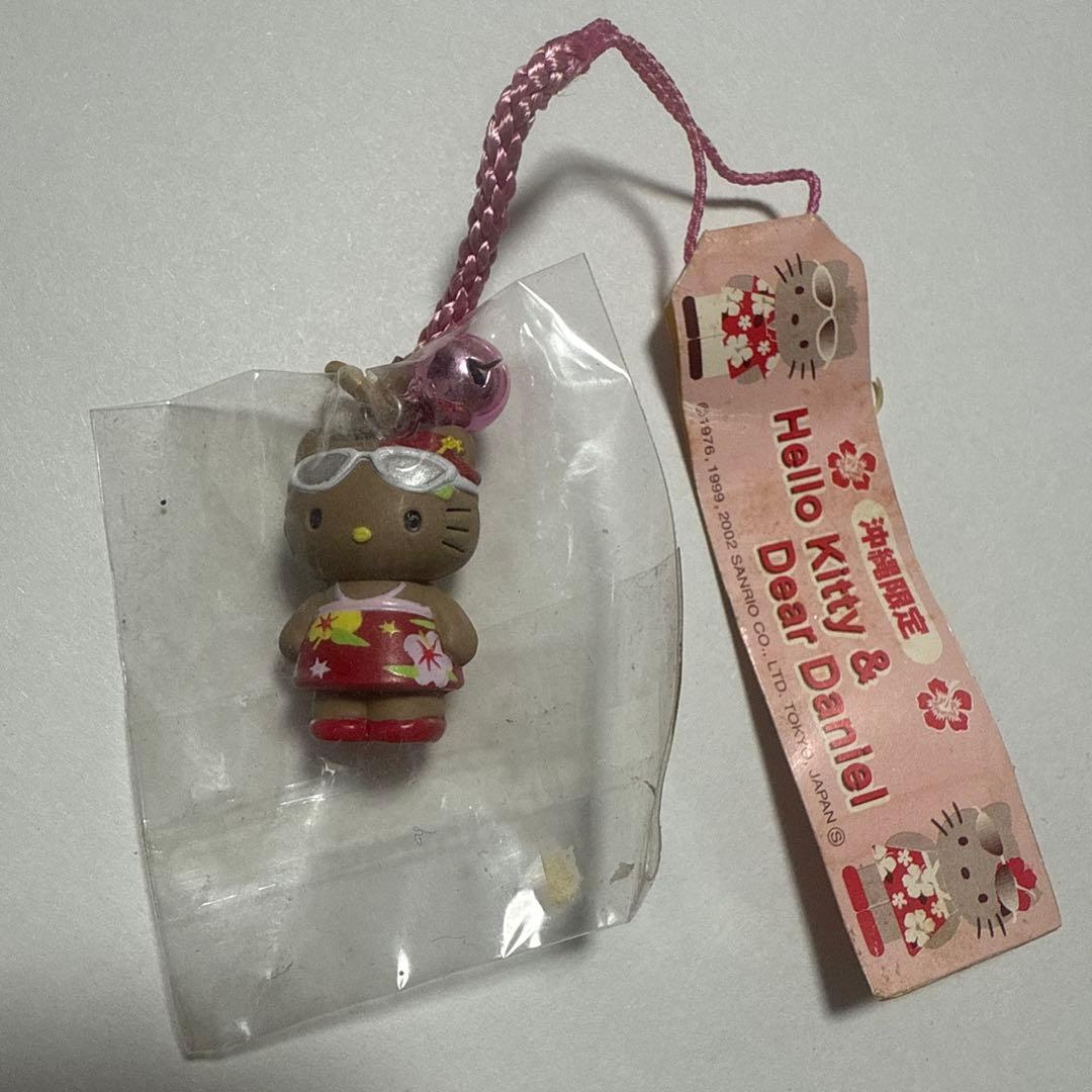 沖縄 キティ 日焼け 根付 ストラップ ハローキティ 限定