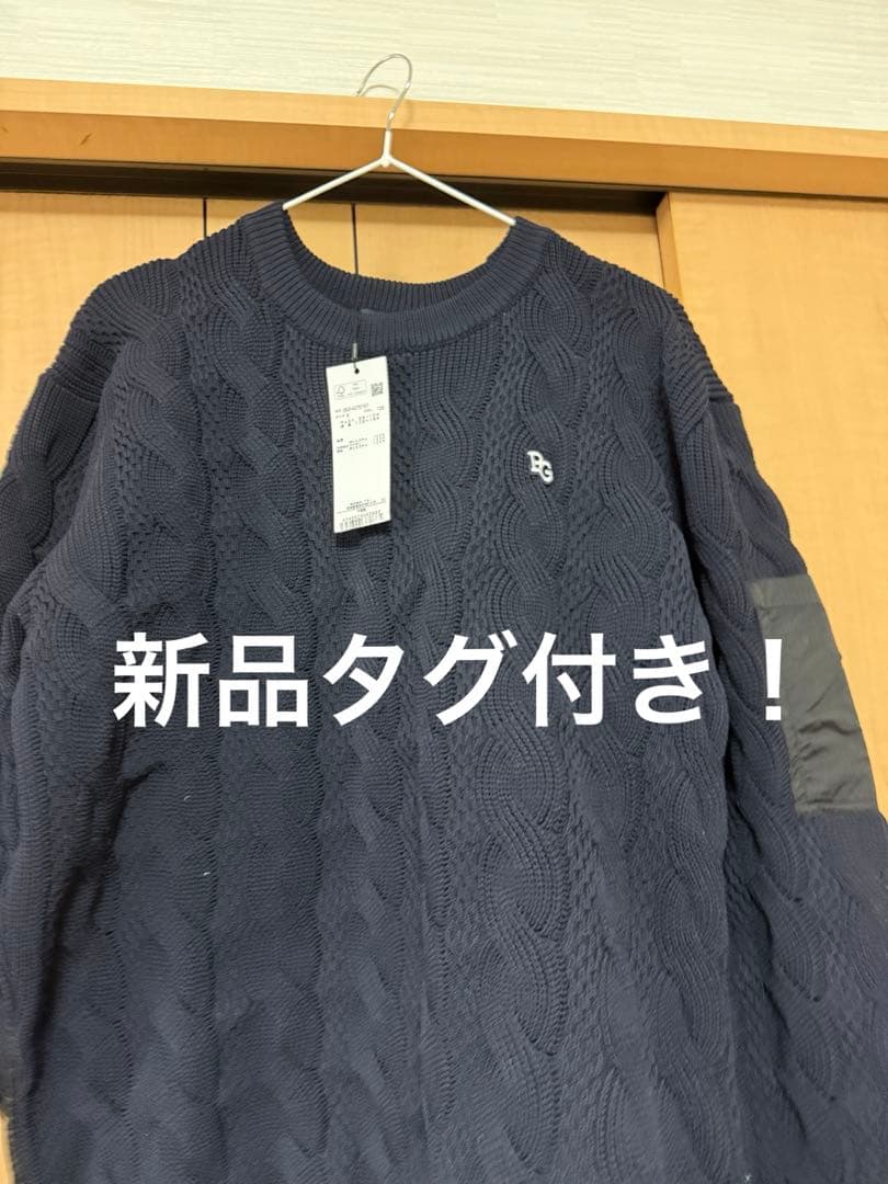 パーリーゲイツ ゴルフウェア 長袖セーター 秋 冬