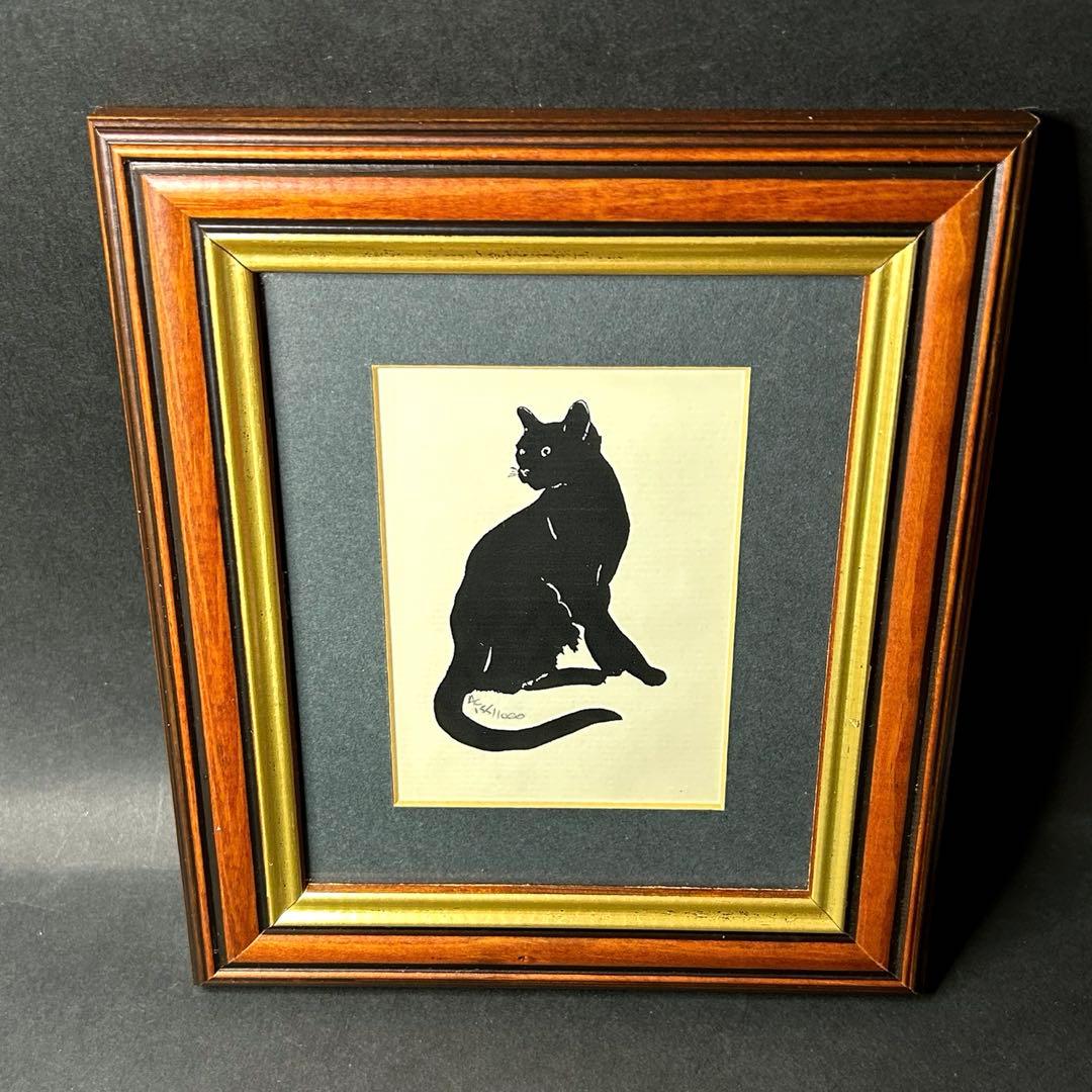 Andrew Cowley ￼版画　猫限定版　シルエット画　猫6点セット
