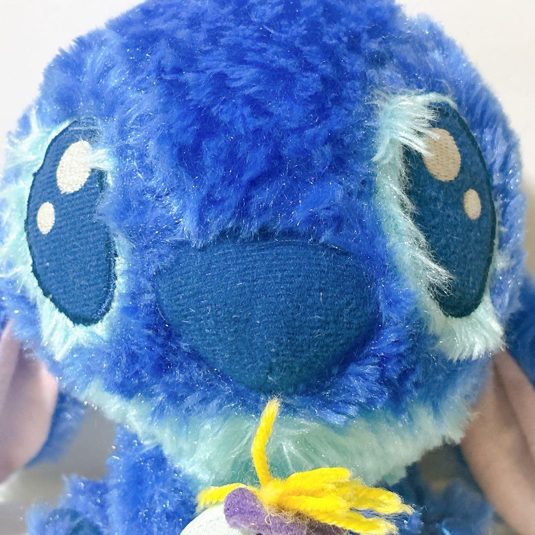 スティッチ ぬいぐるみ 垂れ耳 キラキラ