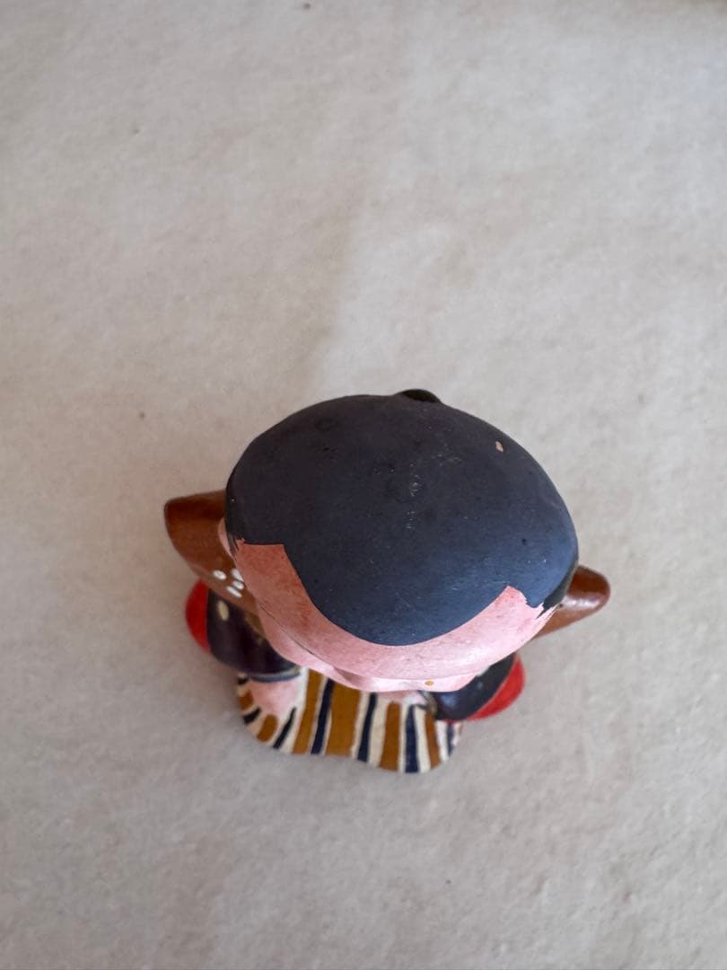 希少 中野土人形 奈良久雄 福助 郷土玩具 民藝 伝統文化 長野県