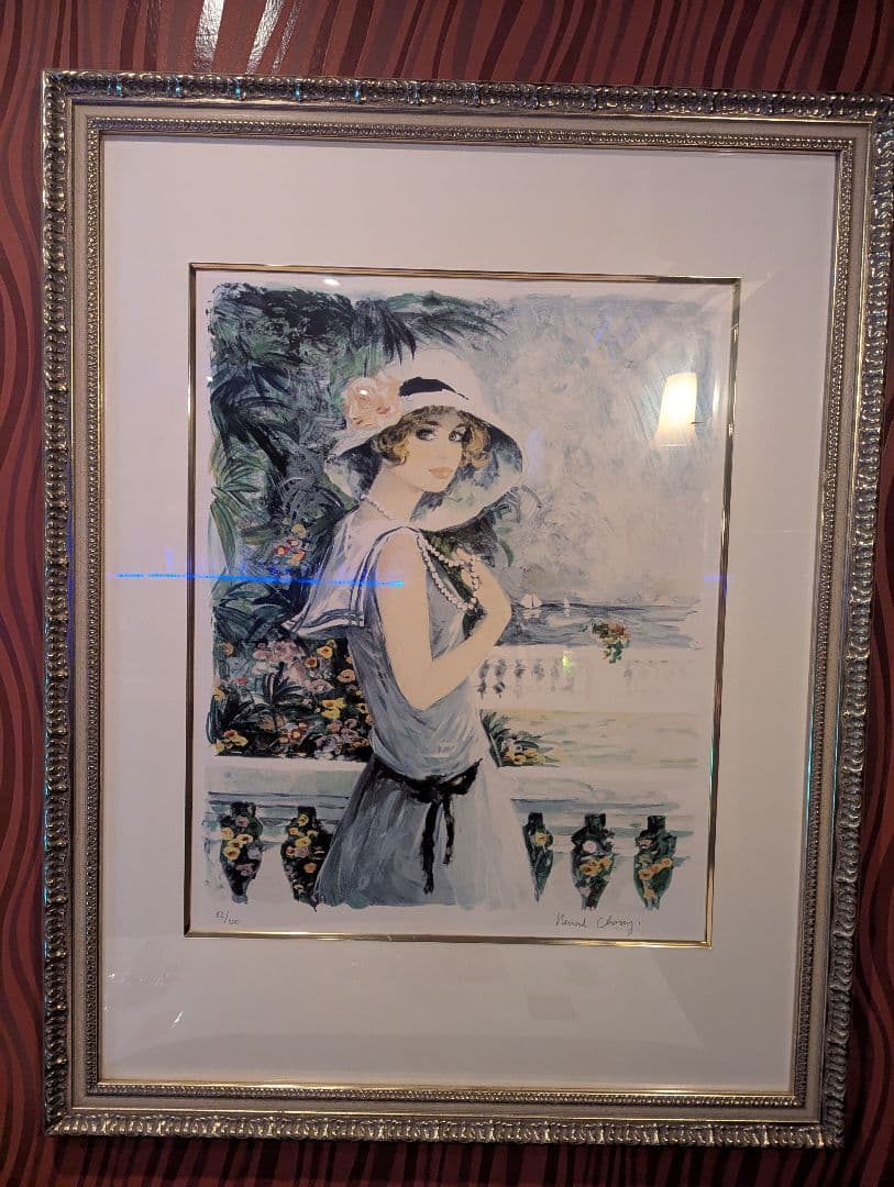 Henri Chavigny 女性の肖像画