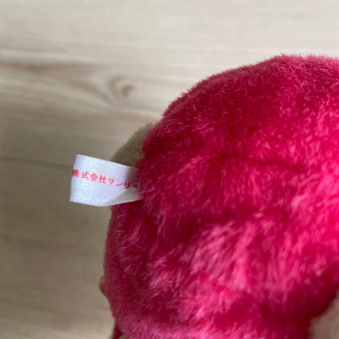 サンリオ　旧ロゴ　マロンクリーム　レトロ　ぬいぐるみ　音が鳴る　当時物　昭和平成