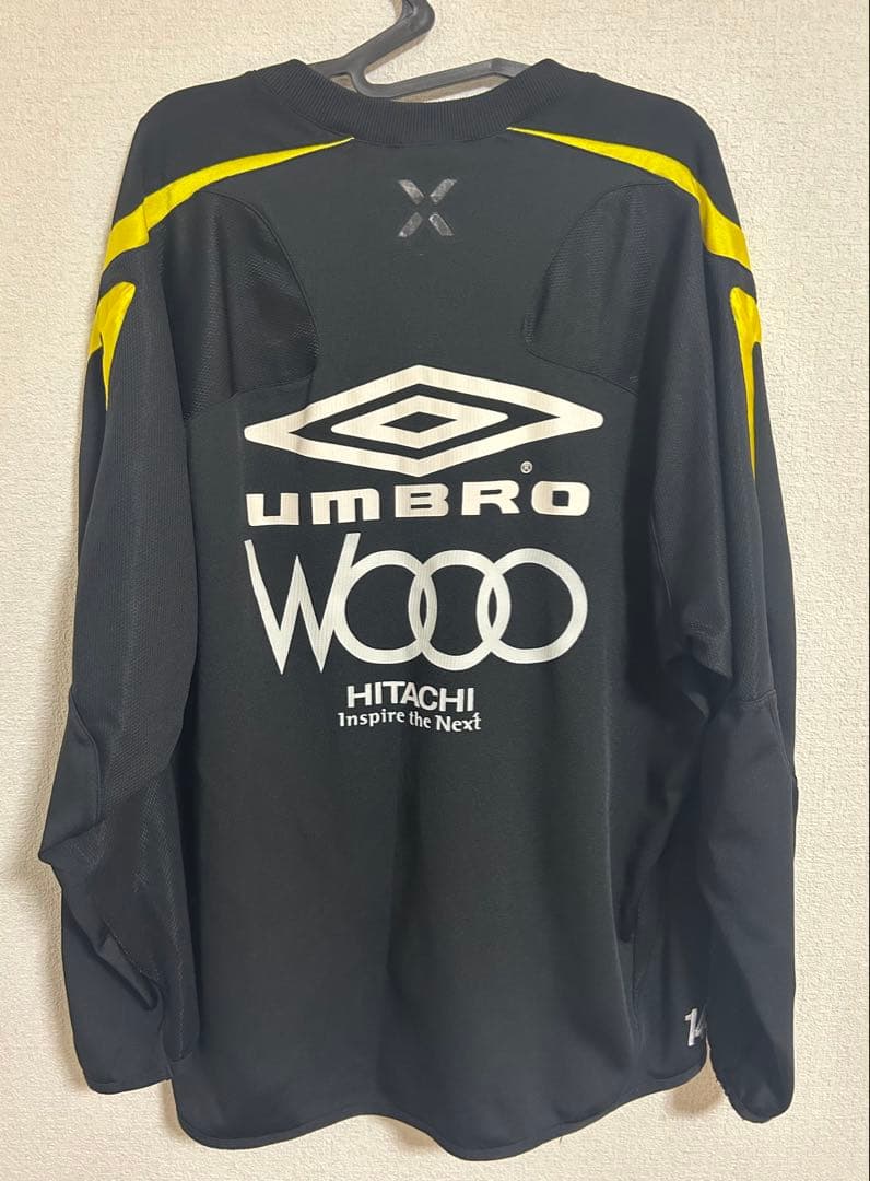 【美品】柏レイソル 選手用練習着 支給品 長袖シャツ 黒 XO REY品番