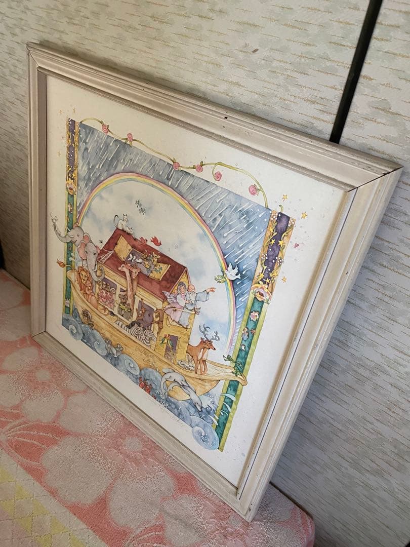 Debbie Kingston Baker Noah's Ark 水彩　絵画