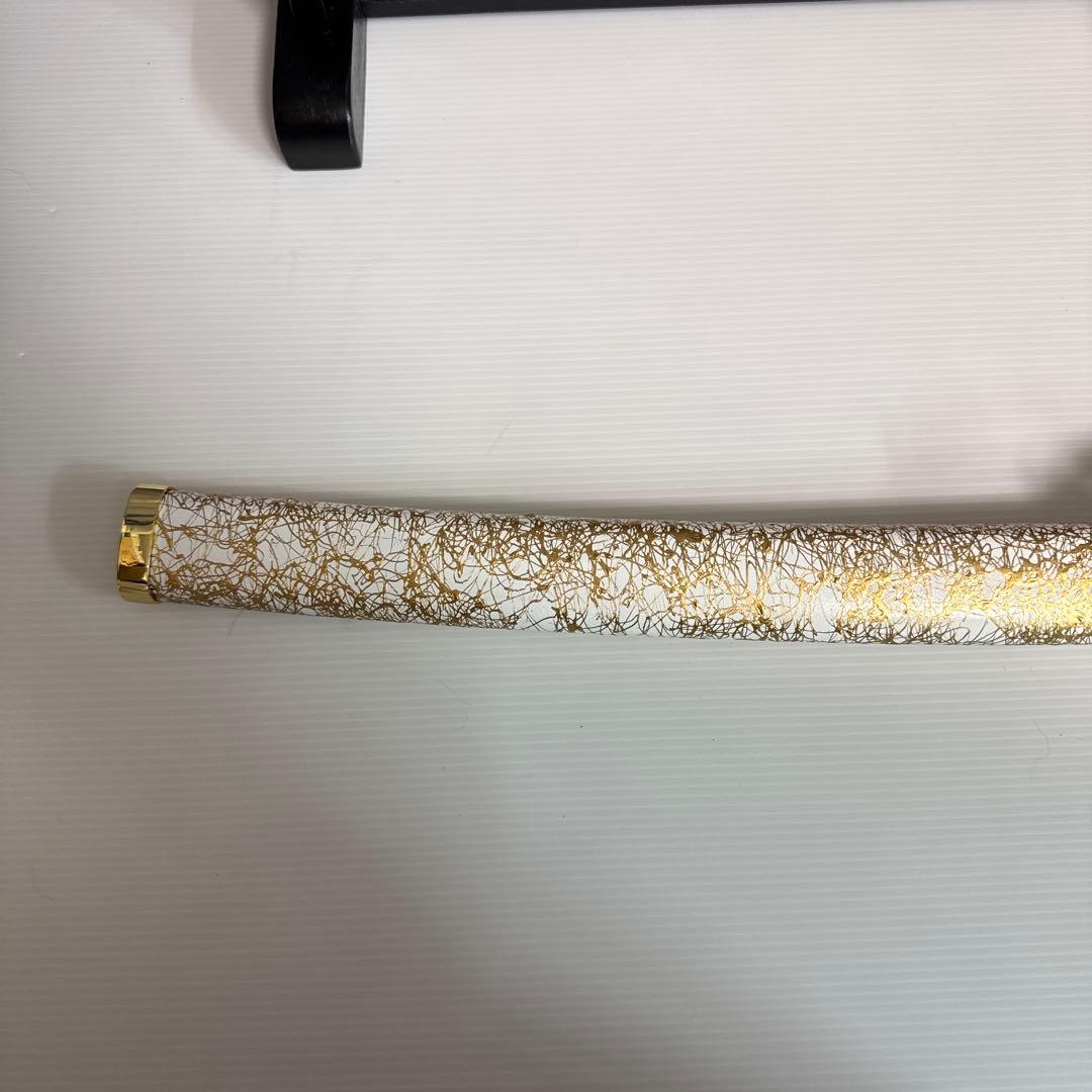 模造刀　大小セット　白金雲　台座付き