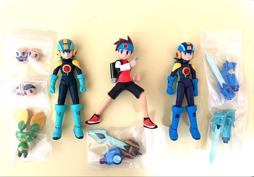 ロックマンエグゼ 光熱斗＆アップグレードパーツセット 4インチネル