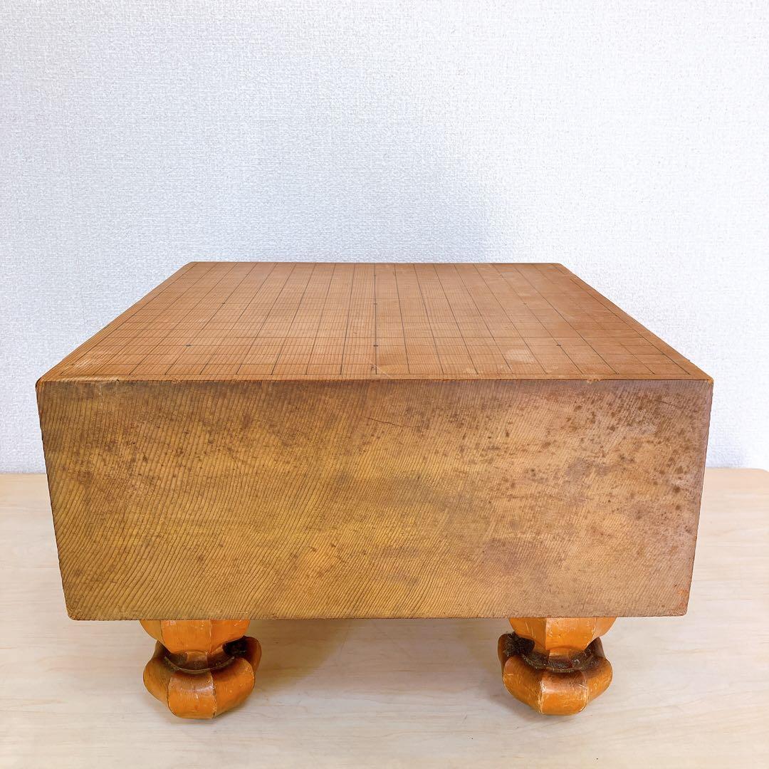 高級 囲碁版 セット 天柾 本榧 へそあり 白蛤石 那智黒石 希少 レトロ