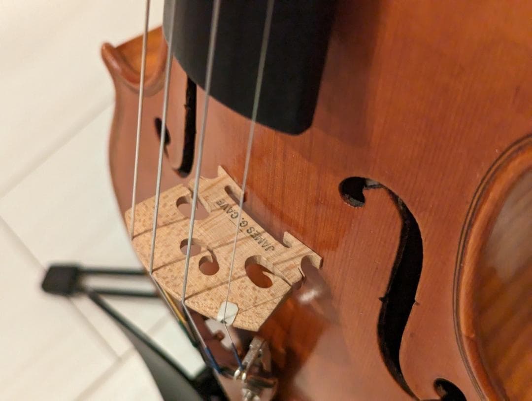 メンテ済 アメリカ製 バイオリン James G. Cave 1990年