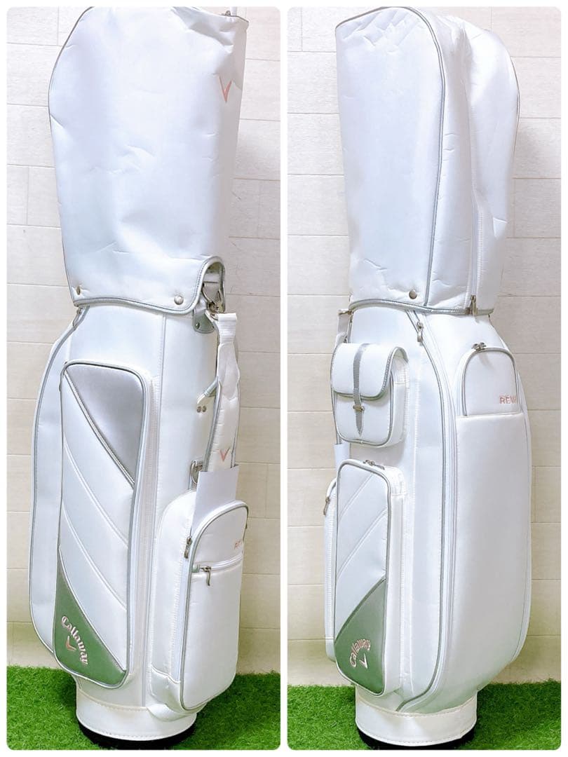 2.バックほぼ未使用　キャロウェイレバ　ゴルフクラブ　レディースセット