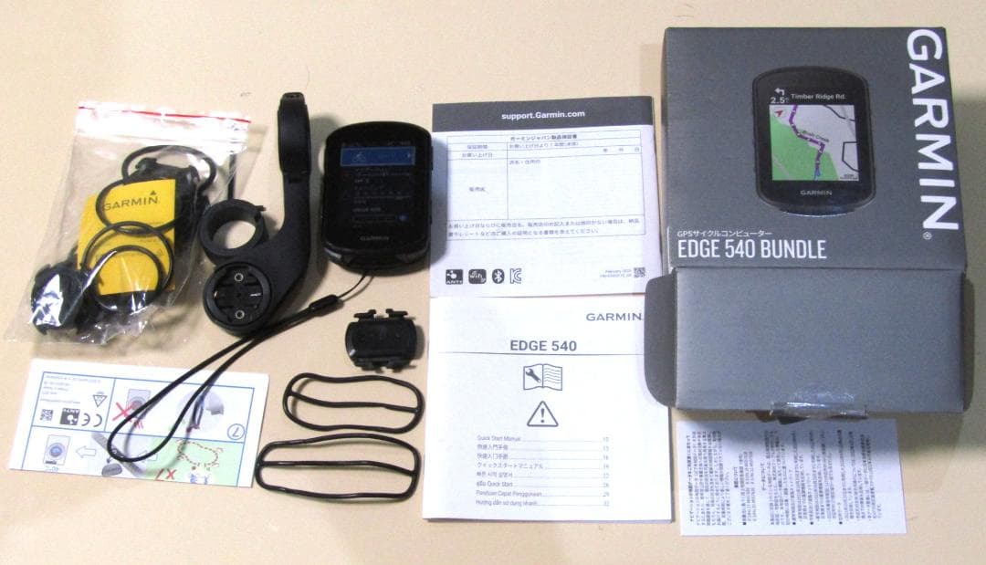 中古 ガーミン エッジ 540 国内正規品 ケイデンスセンサー付き