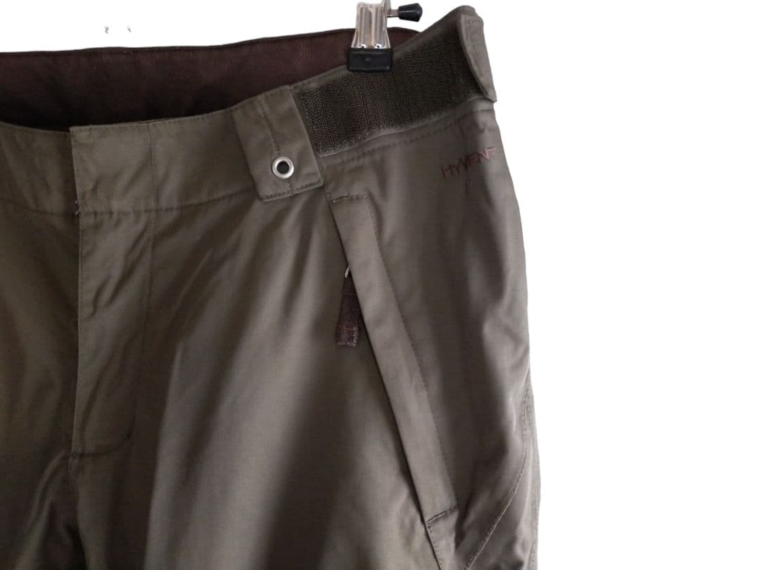 【高機能】US ノースフェイス HYVENT スノーボード パンツ アーミー