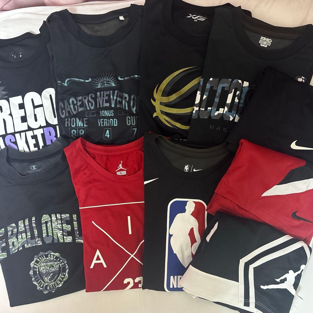 バスケ 服 練習着 まとめ売り ジョーダン ナイキ チャンピオン 10点