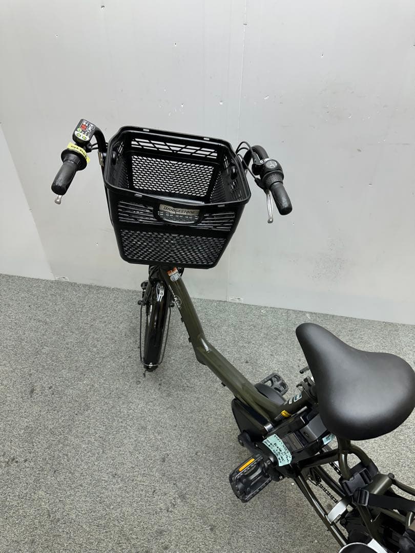 Yamaha パスKISS チャイルドシート付き電動自転車　大型フロントカゴあり