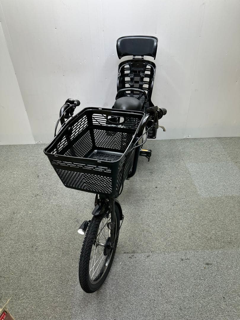 Yamaha パスKISS チャイルドシート付き電動自転車　大型フロントカゴあり