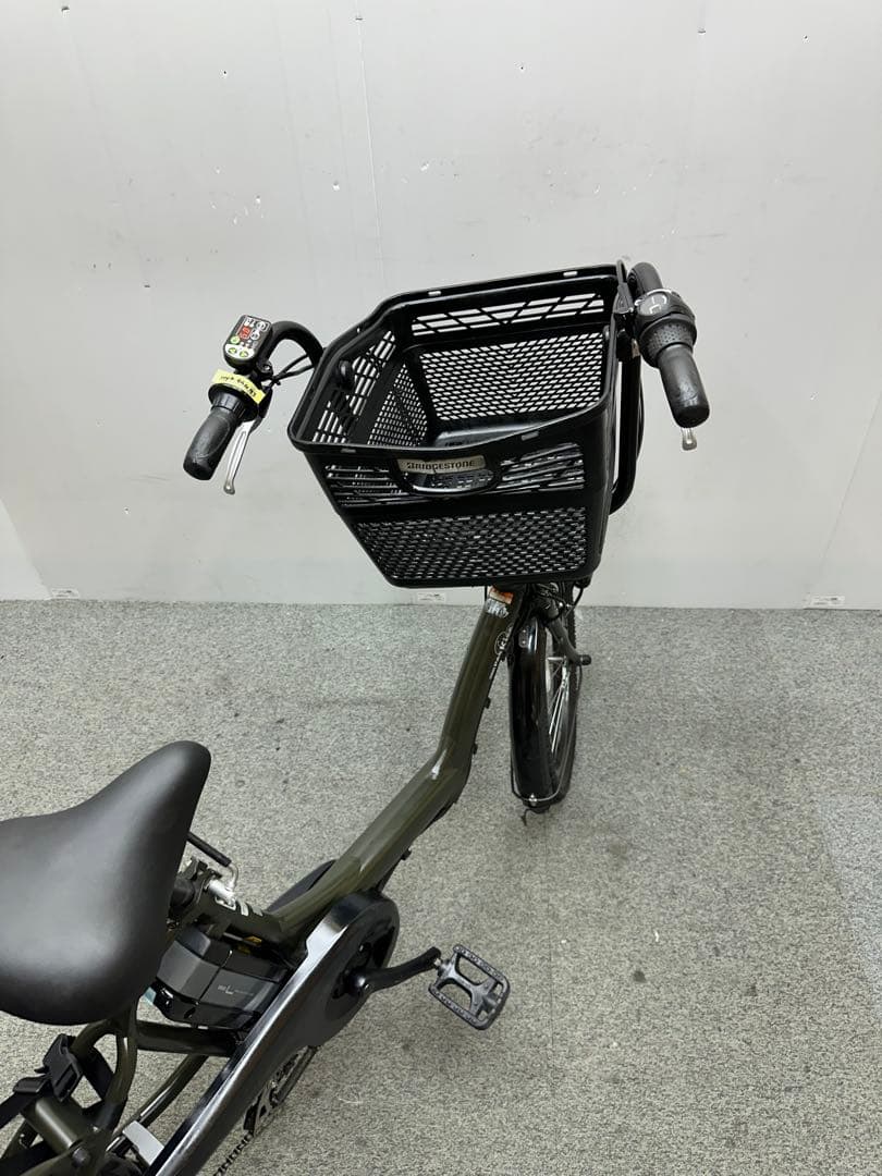 Yamaha パスKISS チャイルドシート付き電動自転車　大型フロントカゴあり