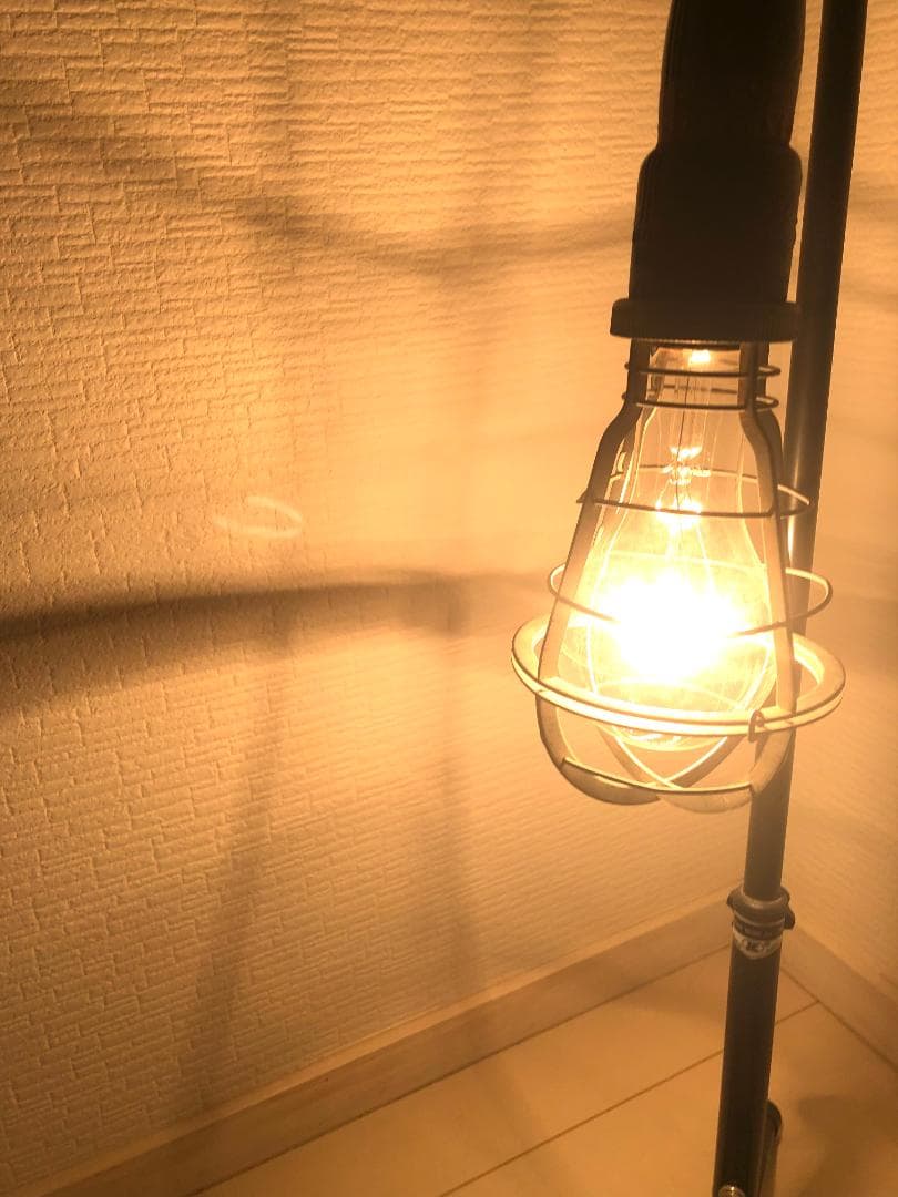 【完動品・昭和レトロ・1980年代 工業用ライト】ビンテージ ハンドランプ