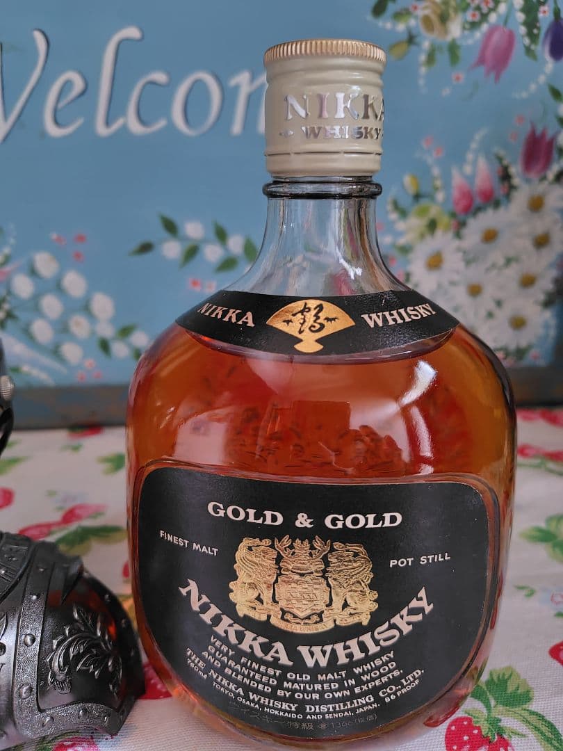 【未開封】ニッカウヰスキー G&G　白瓶　西洋騎士　終売品　760ml カブト