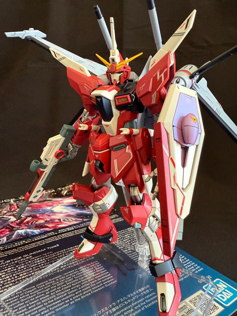 HG インフィニットジャスティスガンダム弐式 全塗装 完成品