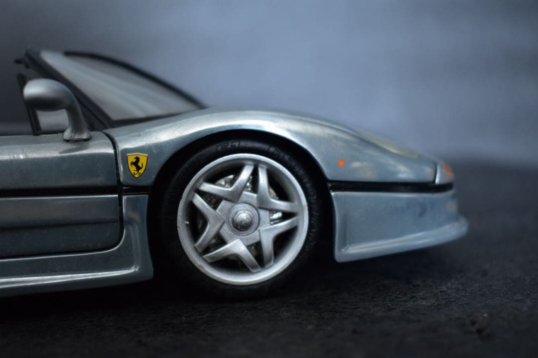 1/18 ホットウィール フェラーリ F50 ZAMAC 4台セット