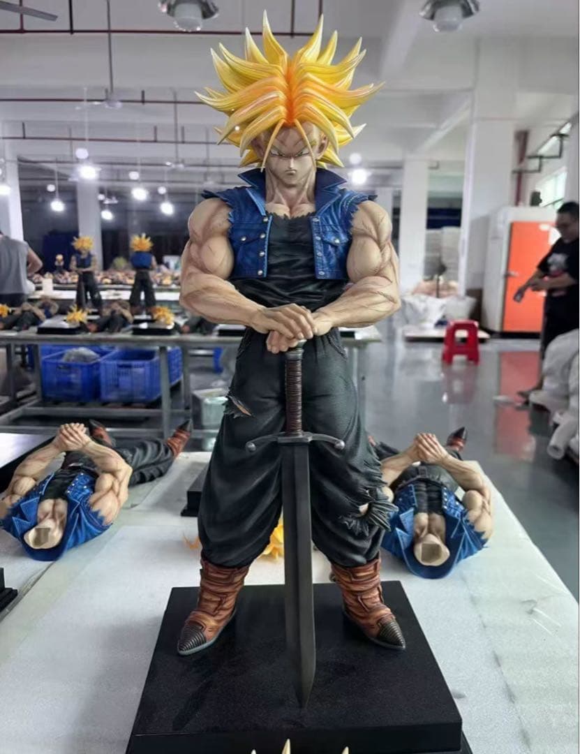 ドラゴンボール トランクス ガレキ ガレージキット スタチュー X①①