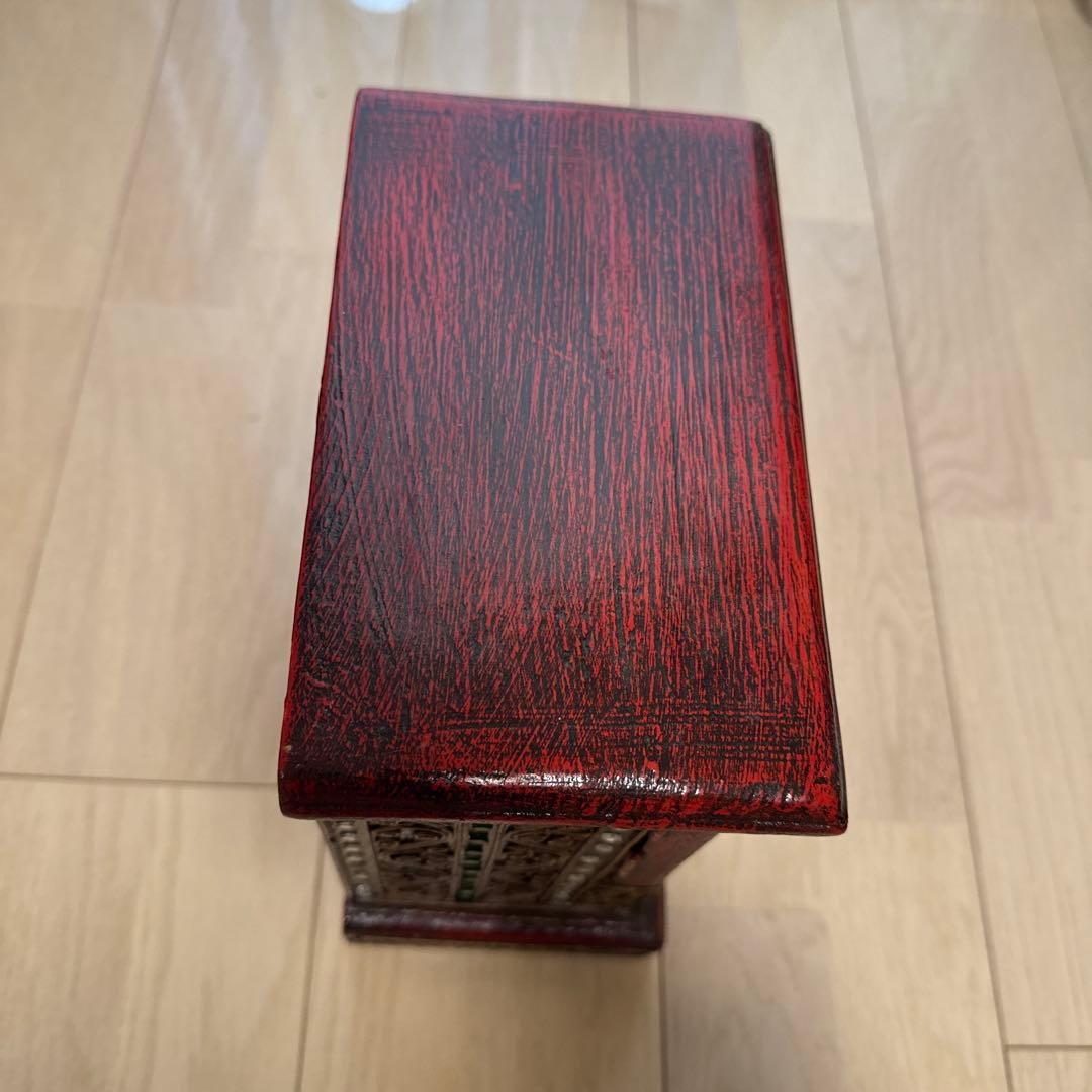 インポート　ミニチェスト　ハンドメイド