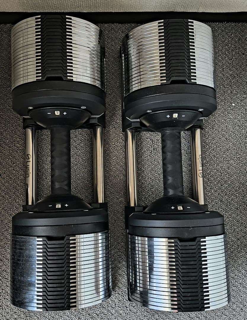 ライシン メタルダンベル 可変式ダンベル 40kg 最新モデル