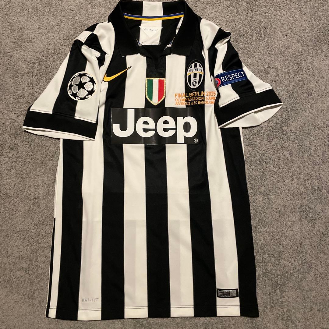 2014-2015 チャンピオンズリーグ決勝マッチデイ刺繍 ユベントス テベス