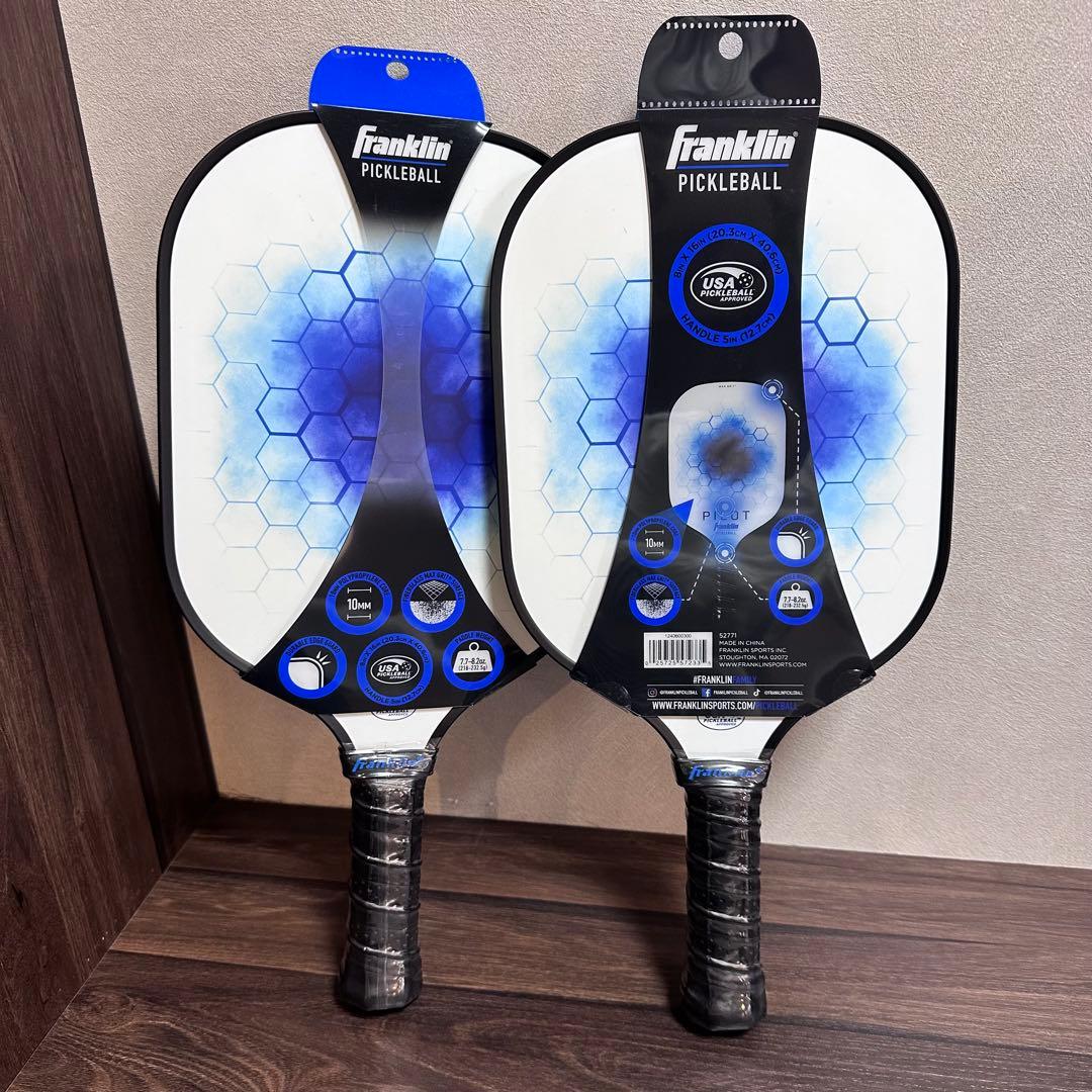 ２本セット&ボールピックルボールパドル フランクリン パイロットブルー52771