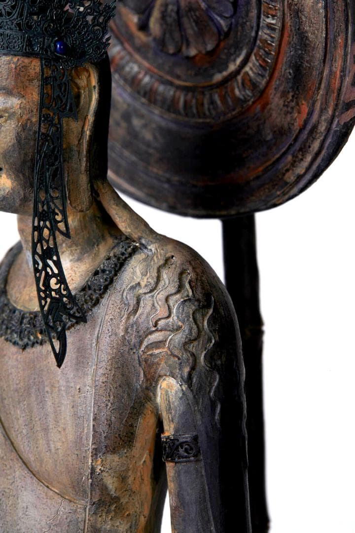 ★新品同様★イスム スタンダード 百済観音 仏像 ポリストーン★T11-1