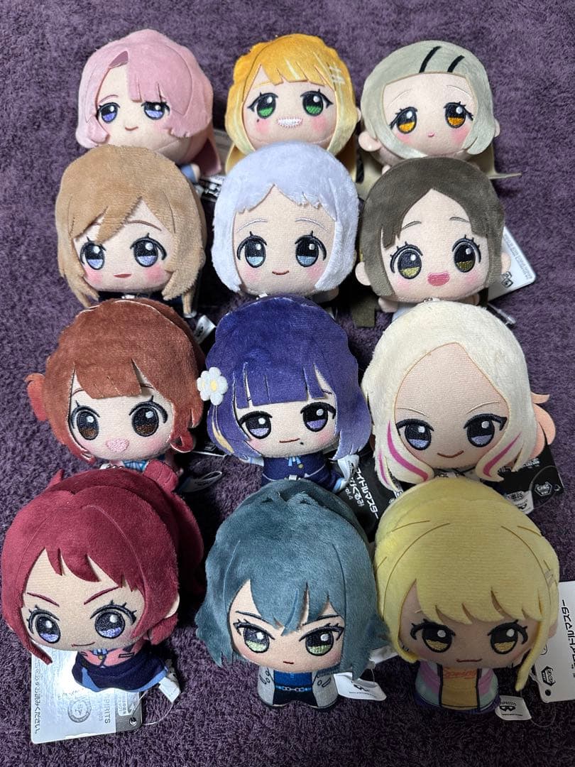 学園アイドルマスター　ちびぐるみ　全12種セット　学マス　ぬいぐるみ　マスコット