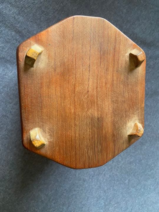 中国古美術品　細工彫り 竹筆筒