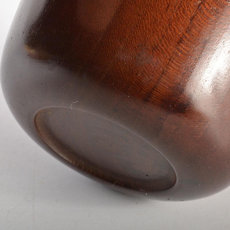 茶道具　漆塗　笹露蒔絵　小棗　桐箱付　V　R5912