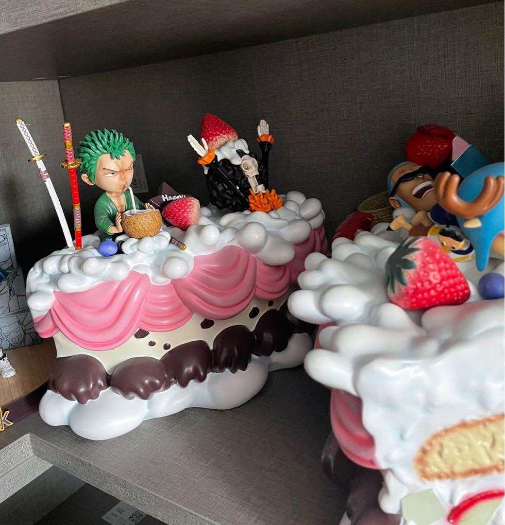 ONE PIECE  麦わらの一味 ケーキ  ガレージキット ガレキ スタチュー