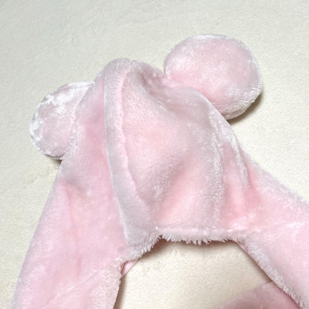 ディズニー マフラーキャップ ファンキャップ ピンク 40周年