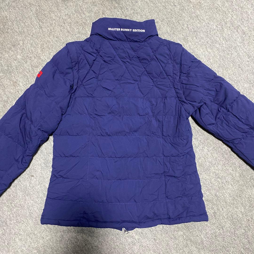 マスターバニー ネイビー 2Way ダウンジャケットレディース サイズ0