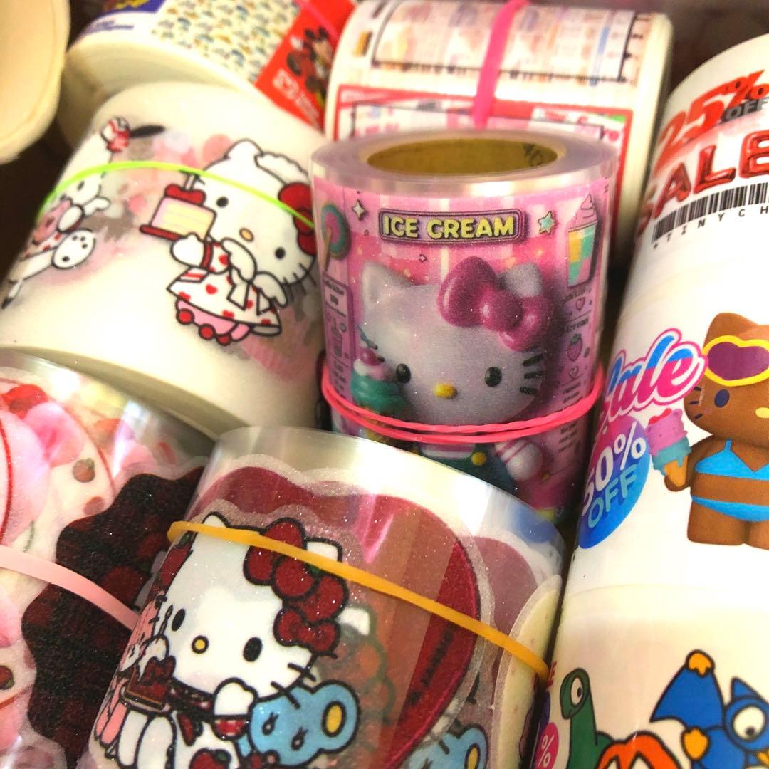 アメキャラ　ロールシールセット【中古】ホロメモ