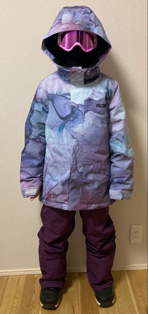 VOLCOM ボルコム　スノーボードウェア キッズ　Mサイズ　上下セット