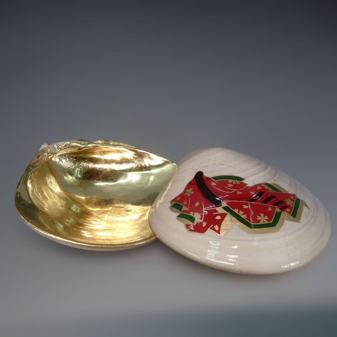 小野小町　蛤　香合