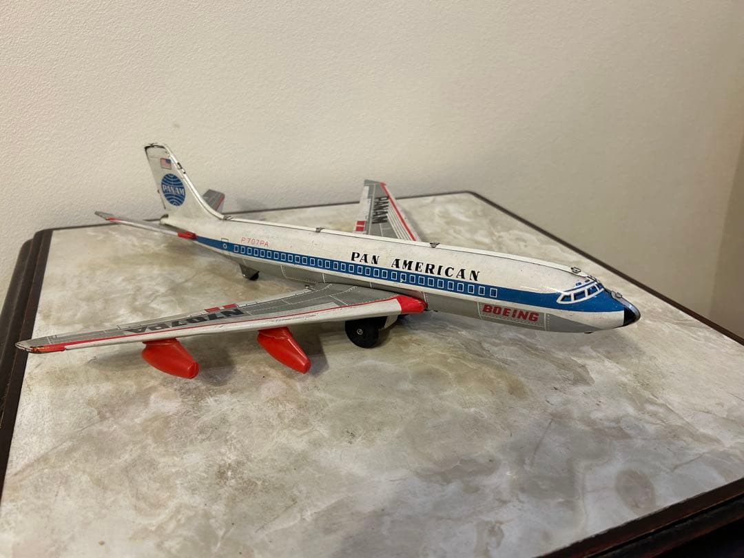 【ブリキ】PAN AM P707PAボーイングモデル 日本製