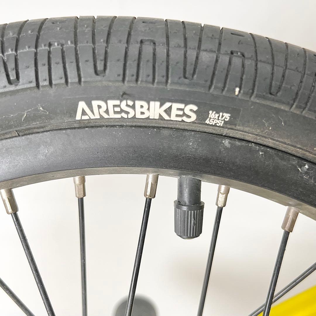 【良品】ARESBIKES STN BMX 16インチ イエロー 自転車