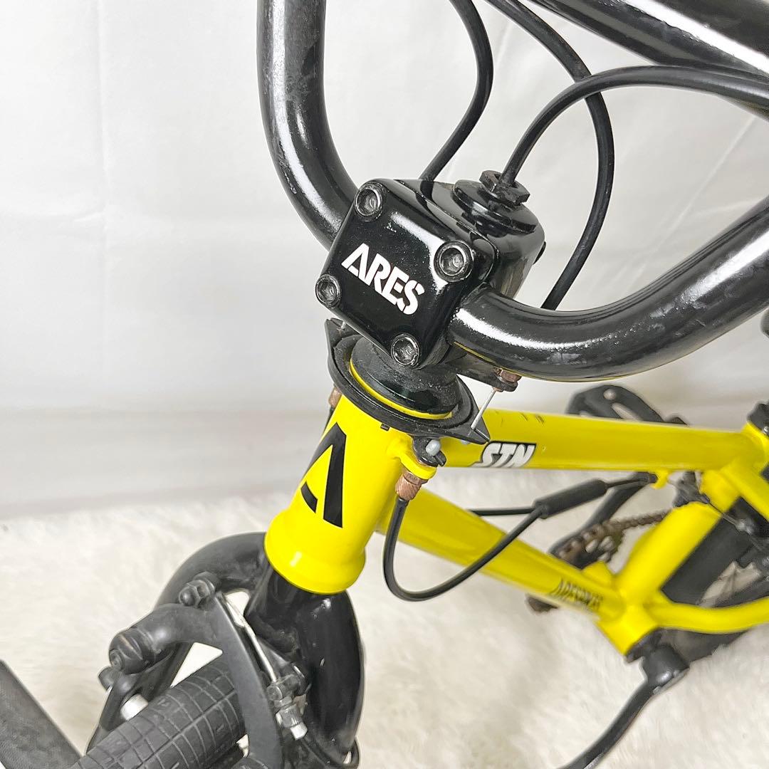 【良品】ARESBIKES STN BMX 16インチ イエロー 自転車